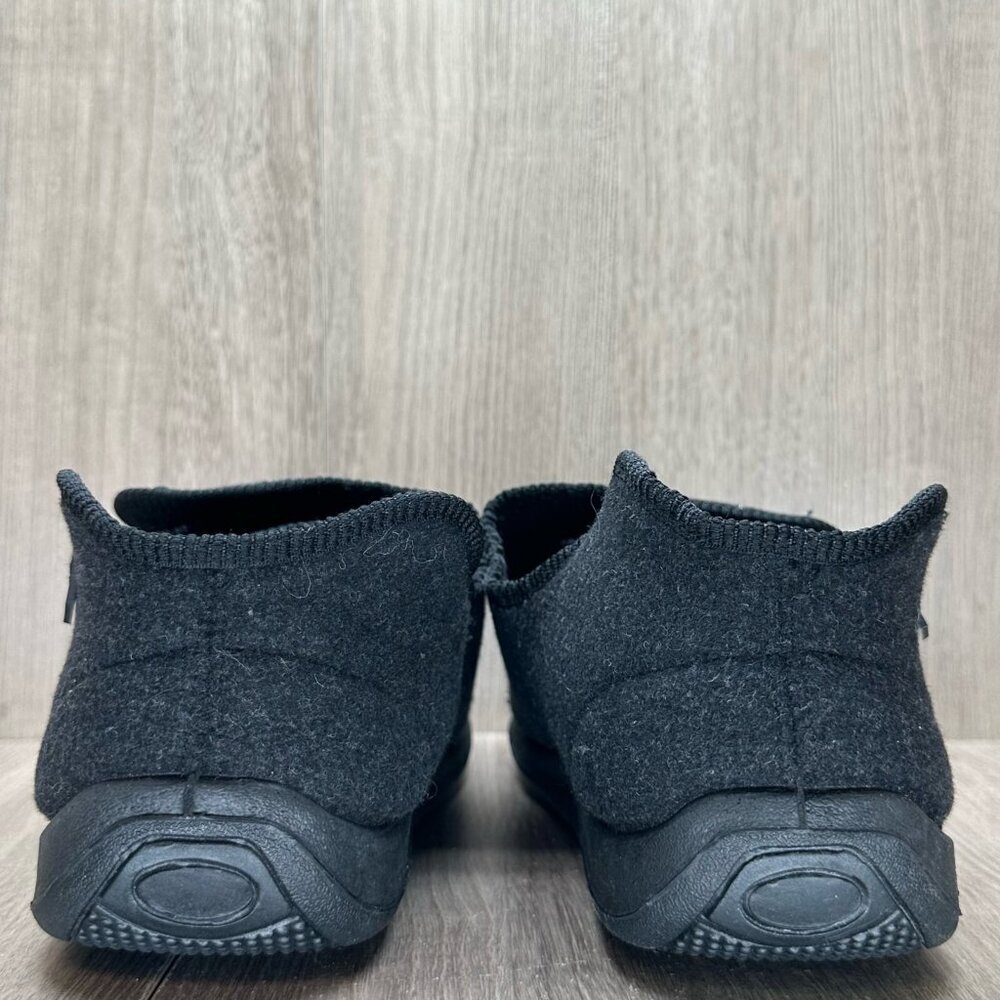 Lesvago Shoes Mens Size 10 Diabetic Slipper Adjustable Slip On Comfort Black - Picture 5 of 12